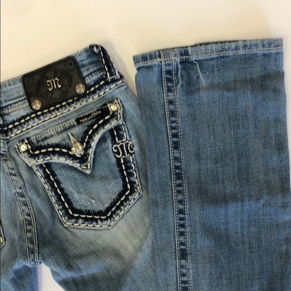 Distressed MISS ME Jeans Flap pocket - Picture 2 of 6